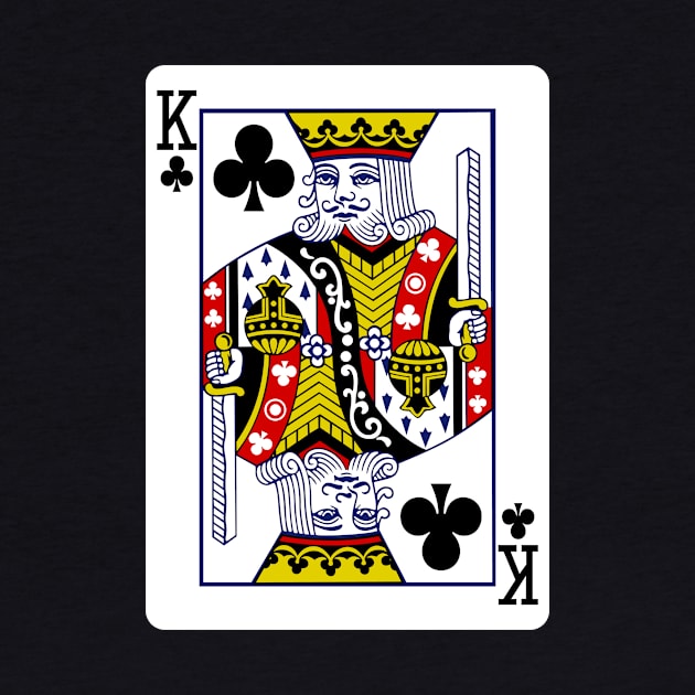 King of Clubs Playing Card by vladocar